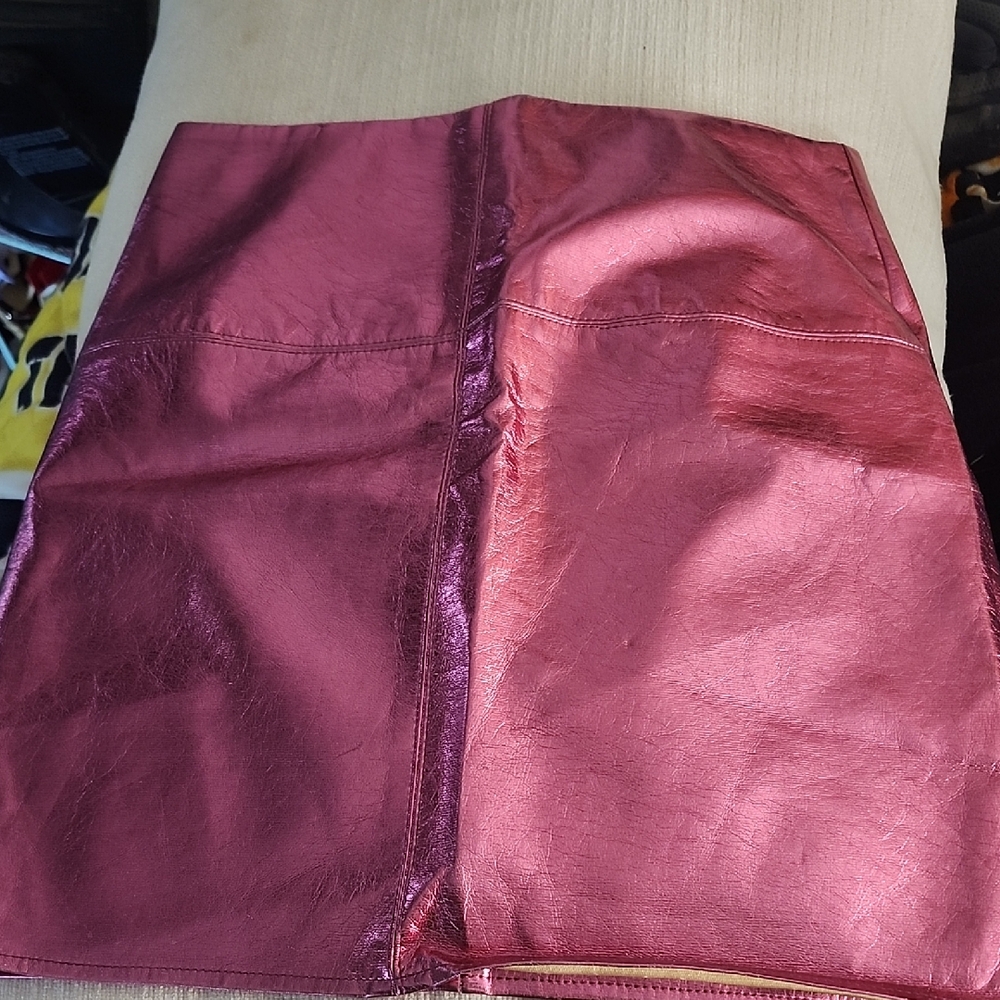 Metallic Pink Skirt